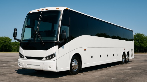Exterior of Charter Bus Company Allentown's 56 Passenger Charter Bus in Allentown